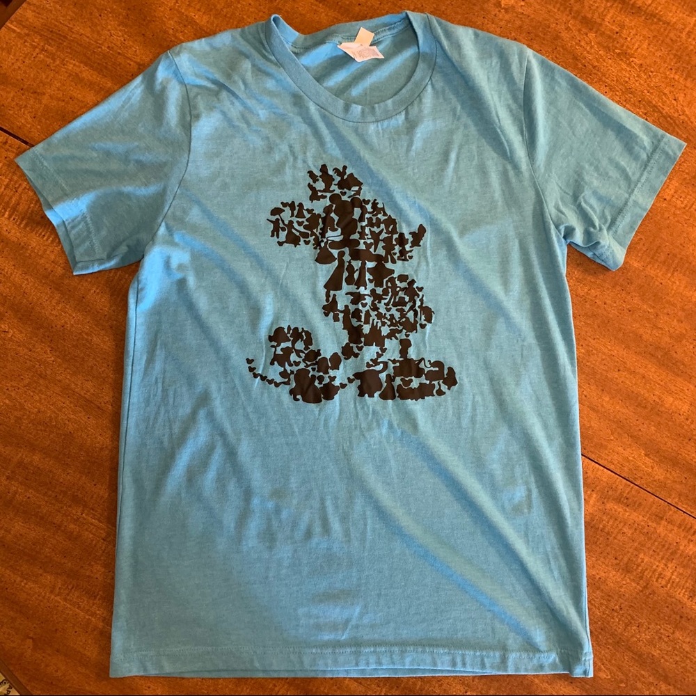 Canvas Mickey Mouse Short Sleeve T-shirt